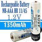 pcs AAA 3A 1600mAh 1.2v Rechargeable Battery Ni MH  