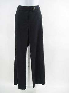 ESCADA Black Cotton Pants Slacks Sz 38  