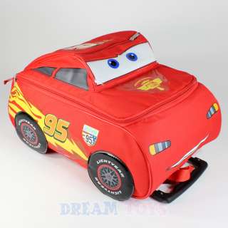 Disney McQueen Cars 2 WPG Roller Luggage Suitcase Travel   Car Shaped 