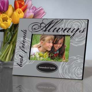 BEST FRIENDS PICTURE PHOTO FRAME Personalized 4x6 Wood  