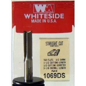  Whiteside   WS1069DS   1/2 2 Flute CT Straight Bit Down 