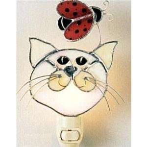  Gallery Art Cat & Ladybug Night Light