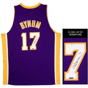 Andrew Bynum Autographed Jersey