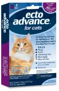 Ecto Advance Cats all weights 3 doses sealed new box  