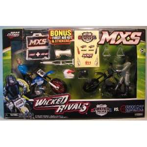  Road Champs MXS Wicked Ways Police vs Swat: Toys & Games
