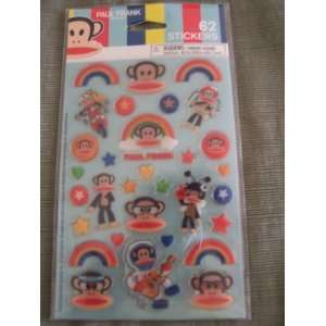  Paul Frank Julius the Monkey 62 Puffy Stickers: Office 