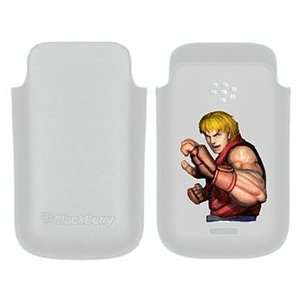  Street Fighter IV Ken on BlackBerry Leather Pocket Case 
