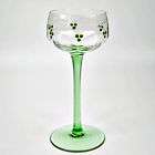 Böhmisches Glas Bohemian, Art Deco Designer Glas Vase 20er 30er 