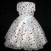 3117 Red Wedding Pageant Party Flower Girls Dress 5 6Y