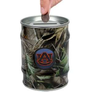    NCAA Auburn Tigers Realtree Barrel Money Bank
