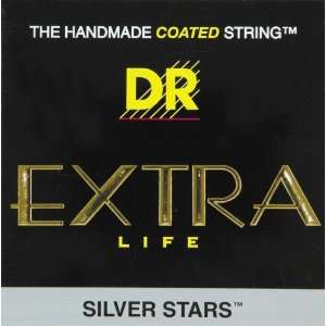  DR Strings Extra Life Silver Star SIA 11 Acoustic Strings 