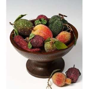  Beaded Tiffany Glass Style Fruit & Veggie Assortment   17 