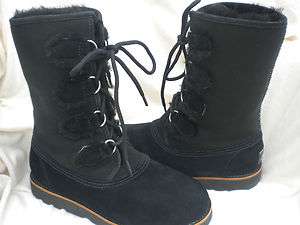 UGG~ROMMY~LACE UP SHEEPSKIN BOOTS (3219)~BLACK~MOST SIZES NEW  