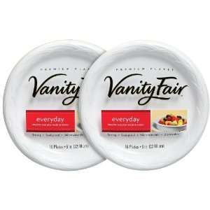  Vanity Fair Everyday Plate, 9, 16 ct 2 pack Health 