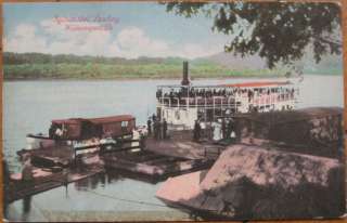 1908 Postcard Sylvan Dell Boat Landing Williamsport PA  