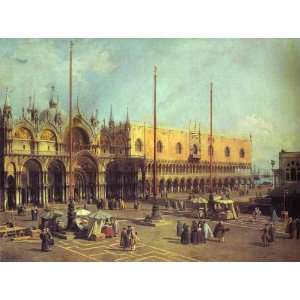  Hand Made Oil Reproduction   Canaletto   24 x 18 inches 