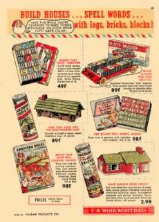 1953 FW Woolworth Christmas Toy Catalog & Comic   Color  