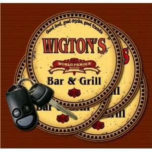  WIGTONS Family Name Bar & Grill Coasters: Kitchen 