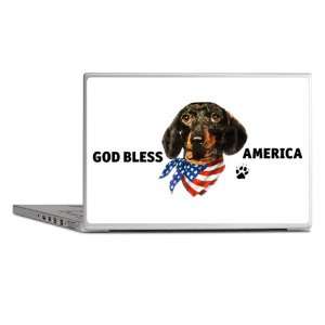   14 Skin Cover God Bless America Wiener Dog Dachshund: Everything Else