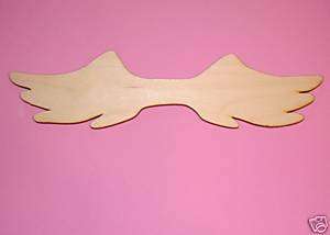 HEAVENLY ANGEL WINGS Unfinished Wood Shapes 1HAW5110C  