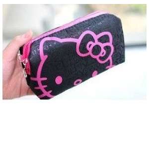   Kitty Style Cosmetic Bag/Make up Bag/Cosmetic Tote Bag,Black: Beauty