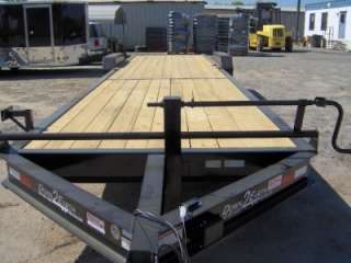 34 car hauler equipment utility trailer 2/3 wood deck  