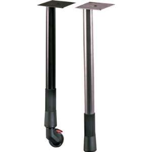   Polished Chrome Adjustable Table Leg w/ Leveler: Kitchen & Dining
