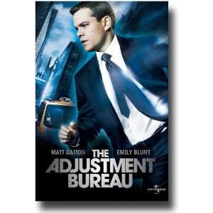 Adjustment Bureau Poster   Teaser Promo Flyer   2011 Movie Matt Damon 