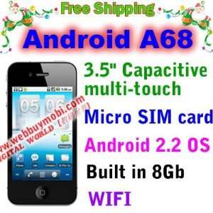   micro sim card wifi android 2.2 os built
