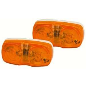 Amber Clearance Marker Lamps, Pair Automotive