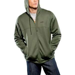   Fleece Mens Hoody Zip Casual Wear Sweatshirt   Dark Forest / Medium