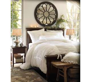 NWT!! Pottery Barn Hadley Ruched Duvet Cover Queen/Full DUVET ONLY 