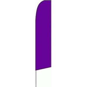  Ad Banner Flutter Flag 16 Complete Kit, Solid Purple 
