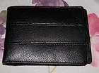 Polo Mens black leather Bi Fold wallet gift 810  