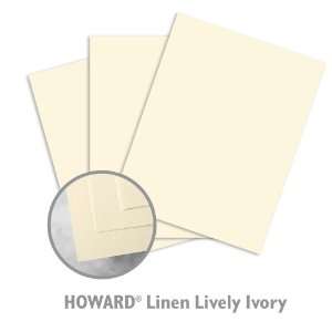  HOWARD Linen Lively Ivory Paper   2500/Carton Office 