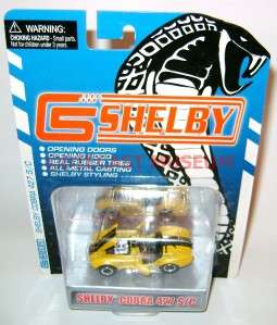 SHELBY COBRA 427 S/C YELLOW SHELBY COLLECTIBLES RARE!!!  