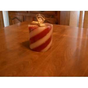  Christmas Candle Red/white 3 Tall