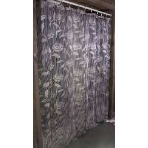  Casino Black Fabric Shower Curtain