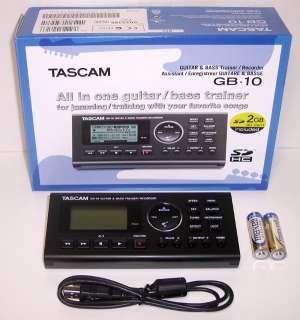 NEW TASCAM GB 10 GUITAR / BASS TRAINER / RECORDER [4929  