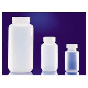 Wheaton Leak Resistant Wide Mouth Natural LDPE Bottles, 125mL  