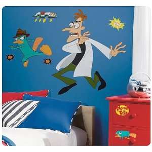   and Ferb Agent P Peel and Stick Giant Wall Applique: Toys & Games