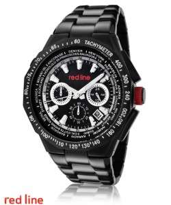Red Line RL 50014 BKIP 11 Travel Collection Mens Watch  