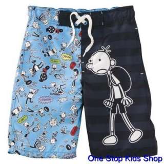 DIARY OF A WIMPY KID Boys 4 5 6 7 8 Shorts SWIM TRUNKS Bathing Suit 