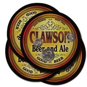  Clawson Beer and Ale Coaster Set: Kitchen & Dining