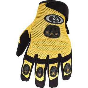 AGV Sport Sonora Mens Short On Road Motorcycle Gloves   Yellow / 2X 