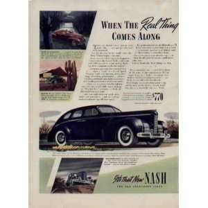  When The Real Thing Comes Along  1939 Nash Ad 