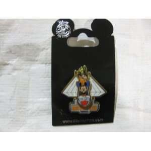    Disney Pin Mickey and Goofy Space Mountain Slider Toys & Games