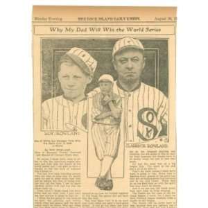  1917 Chicago White Sox Clarence Pants Rowland Everything 