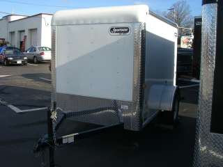 2012 5x8.5 CAR MATE SPORTSTER ENCLOSED CARGO TRAILER, SWING OUT DOOR 