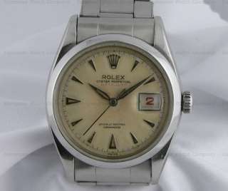 Rolex Oyster Perpetual Datejust, Reference 6305, Stainless Steel on 